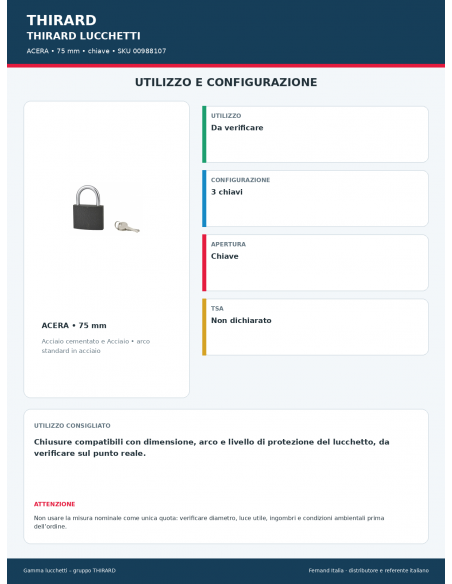 ACERA: utilizzo e configurazione – THIRARD