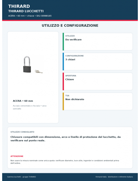ACERA: utilizzo e configurazione – THIRARD
