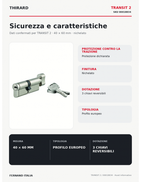 TRANSIT 2: sicurezza e caratteristiche – THIRARD