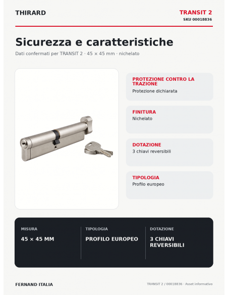 TRANSIT 2: sicurezza e caratteristiche – THIRARD