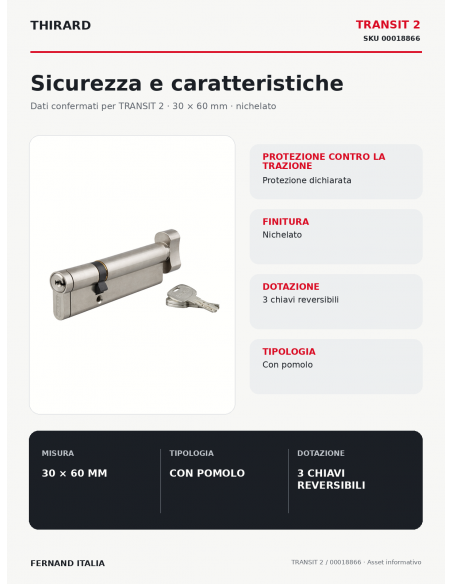 TRANSIT 2: sicurezza e caratteristiche – THIRARD