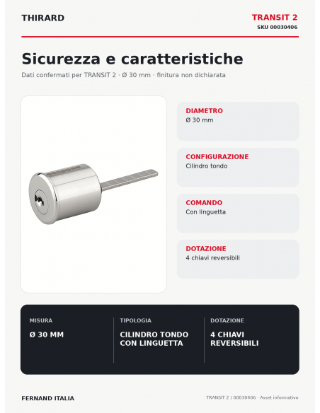TRANSIT 2: sicurezza e caratteristiche – THIRARD